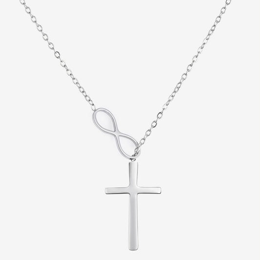 Quiet Grace | Infinity-Cross Necklace